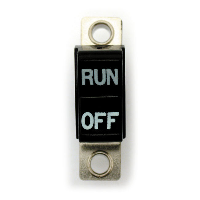 MCS Handlebar Rocker Switch, Run/Off. Black – 1975–1981 H-D
