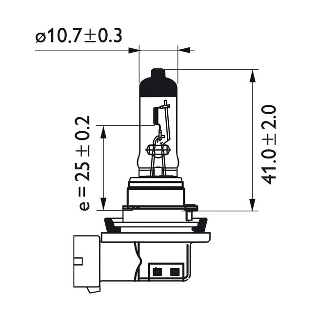 Philips Vision Headlamp Bulb H11