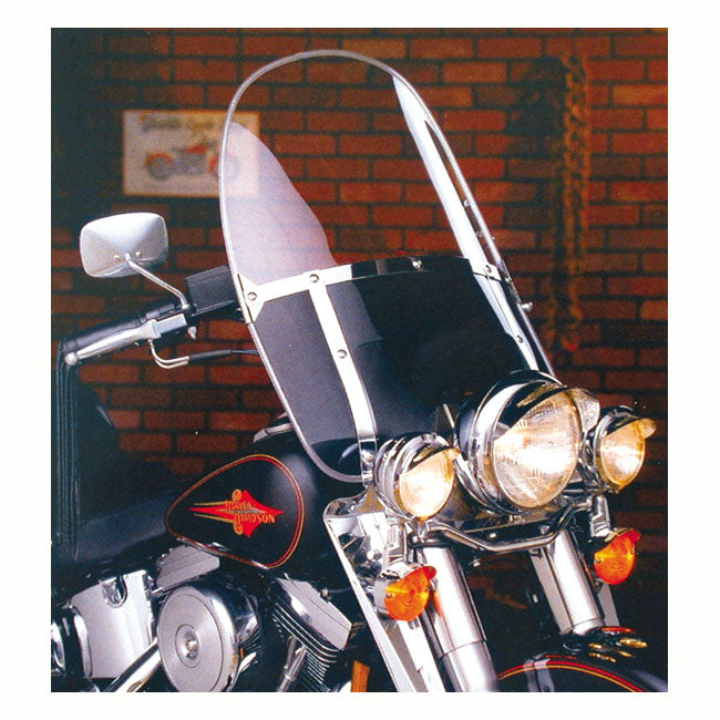National Cycle NC Beaded Heavy Duty™ Windshield - Black – 1949–1959 FL; 1987–2017 FL Softail…