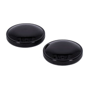 MCS Gas Cap Set, Late Style. Gloss Black – 1936–1982 H-D