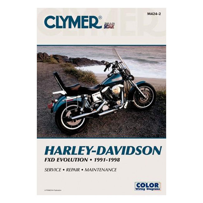 Clymer Service Manual 91-98 Dyna – 1991–1998 Dyna Evo Big Twin Models