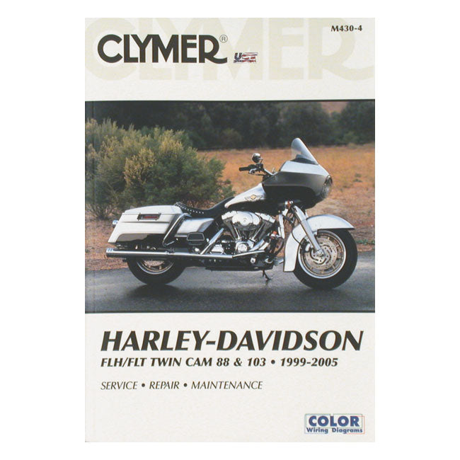 Clymer Service Manual 99-05 88" & 103" FLT – 1999–2005 88"/103" FLT/Touring Twin Cam