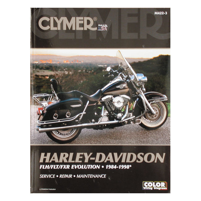 Clymer Service Manual 84-98 FLT, FXR – 1984–1998 FLT/Touring; 1984–1994 FXR