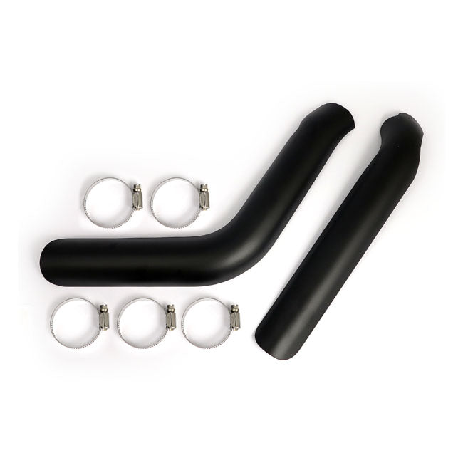 MCS Big Twin Plain Heat Shield Set Black – 1984–2009 Softail; 1984–1994 FXR…