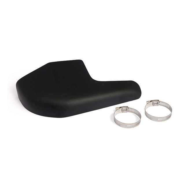 MCS FL Shovel Horizontal Crossover Heat Shield Black – 1965–1984 4-Speed FL Models