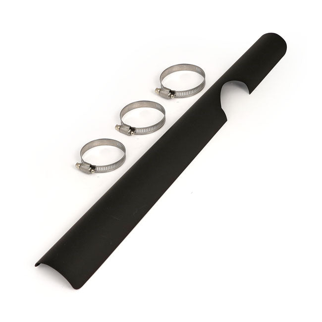 MCS FLT Header Heat Shield, Lower Right. Black – 1981–1991 FLT/Touring