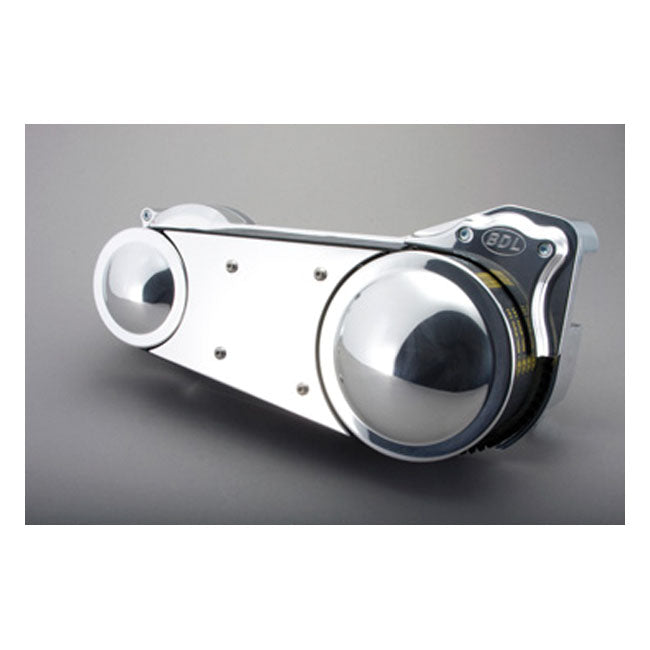 BDL, 3" Street Drive Belt Drive Kit. Oil Filter. Polished for 90-06 Softail