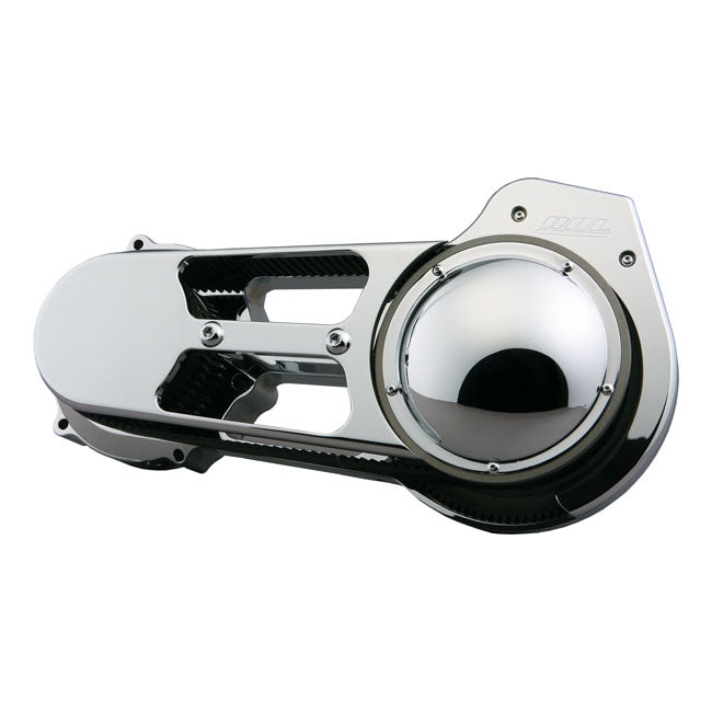 BDL, Evo-8S-2 Series 2" Open Belt Drive Kit. Chrome for 07-17 6-Sp Softail (Excl. Rocker, Breakout); 06-17 Dyna (Excl. Mid Controls)