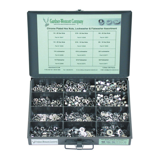 Gw Hex Nut And Washer Assortment Tray for Multifit