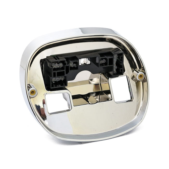 MCS 99-Up Taillight Base. Chrome – Various 1999–2025 H-D Models with…