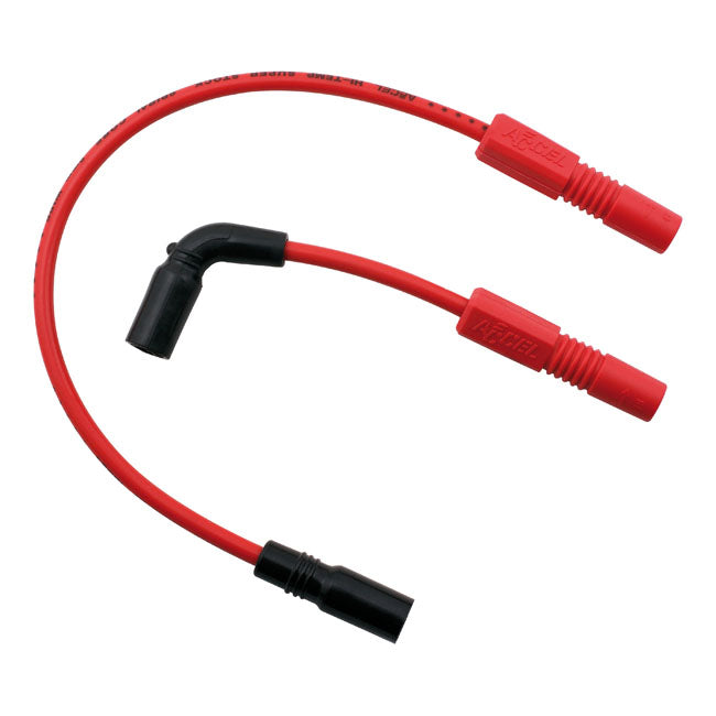 Accel 8mm Ferro Spiral core spark plug wire set. Red 08-12 XR1200