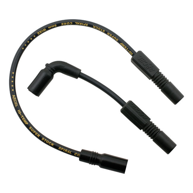 Accel 8mm Ferro Spiral core spark plug wire set. Black 08-12 XR1200