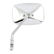MCS Late OEM Style Mirror, Short Stem, Left Side. Chrome – 65-UP H-D