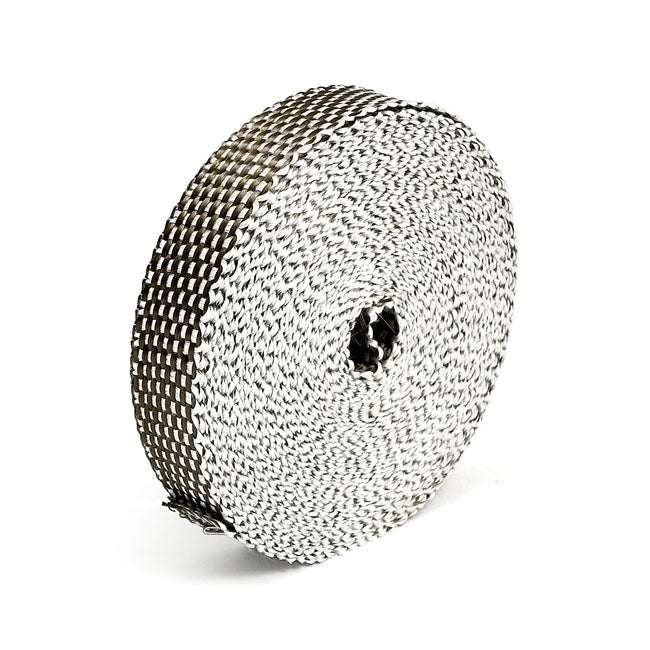 Thermo-Tec Exhaust Insulating Wrap. 1" Wide. Platinum
