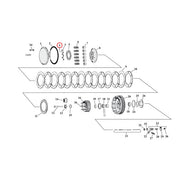MCS Nut, Clutch Hub Stud – 1952–1970 K; XL Sportster Short