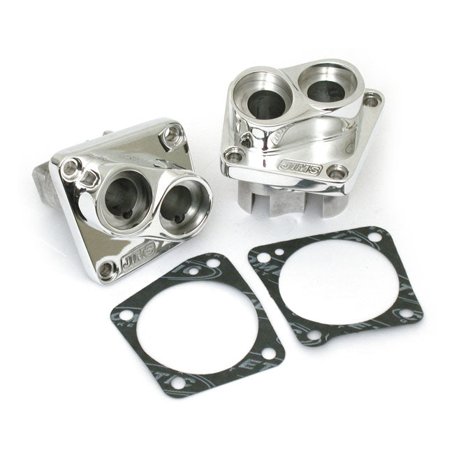 Jims 53-84 Billet Tappet Blocks. Polished – 1953–1984 Big Twin
