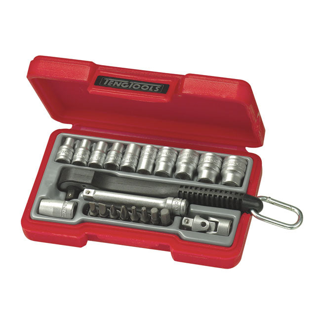 Tengtools Mini Rosso 1/4" Socket Wrench Set