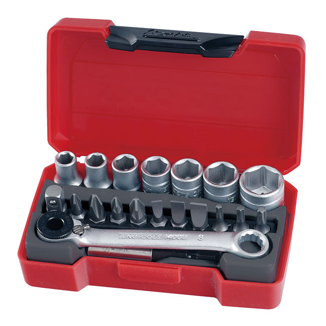 Tengtools 1/4" Socket & Bits Set