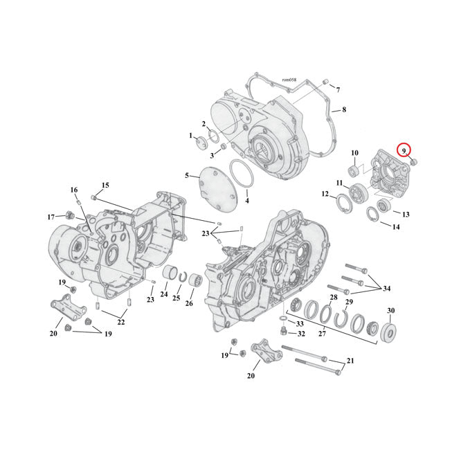 Kibblewhite Kpmi, Dowel Pin, Cyl/Transm. Trap Door – Cylinder Head & Case: 1984–1999 EVO Big…