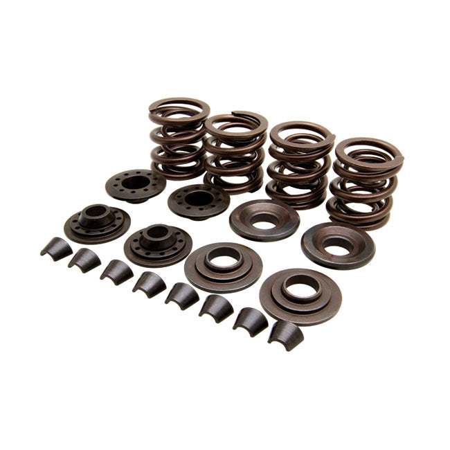 Kibblewhite KPMI, Valve Spring Kit. .400" Lift. Steel Top Collars – 57-E83 XL Sportster