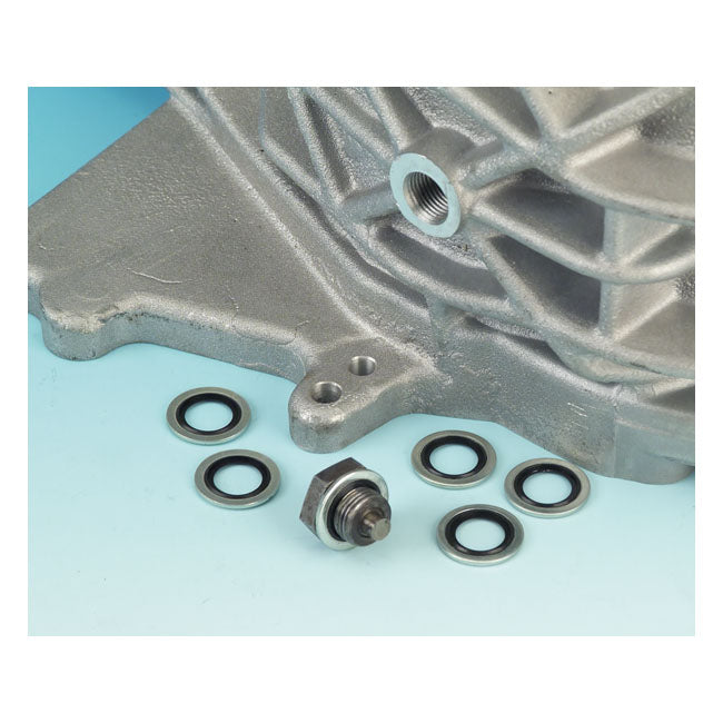 James Gaskets Drain Plug Seal Washer. Bonded Steel – 1980–1992 FLT/Touring; 1982–1994 FXR