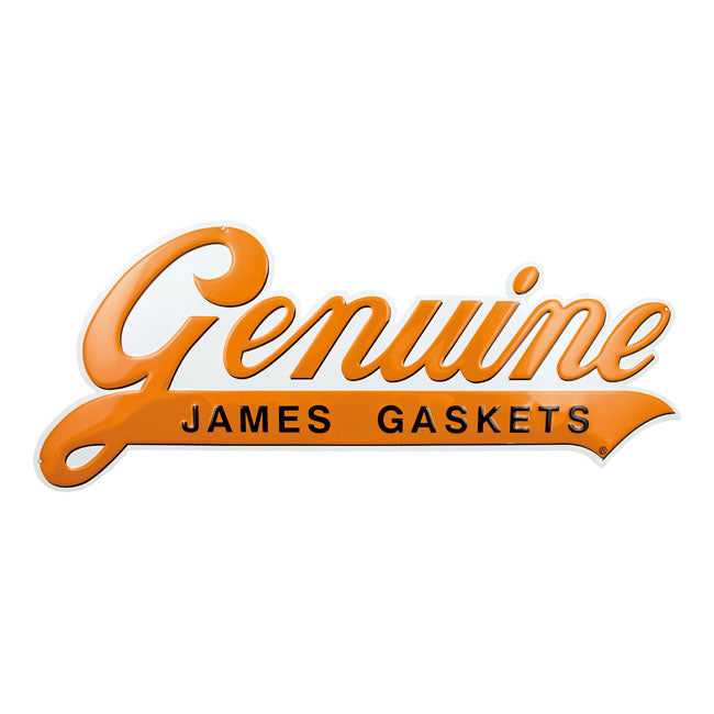 JAMES GASKET METAL DEALER SIGN - <br><br>Part #526128