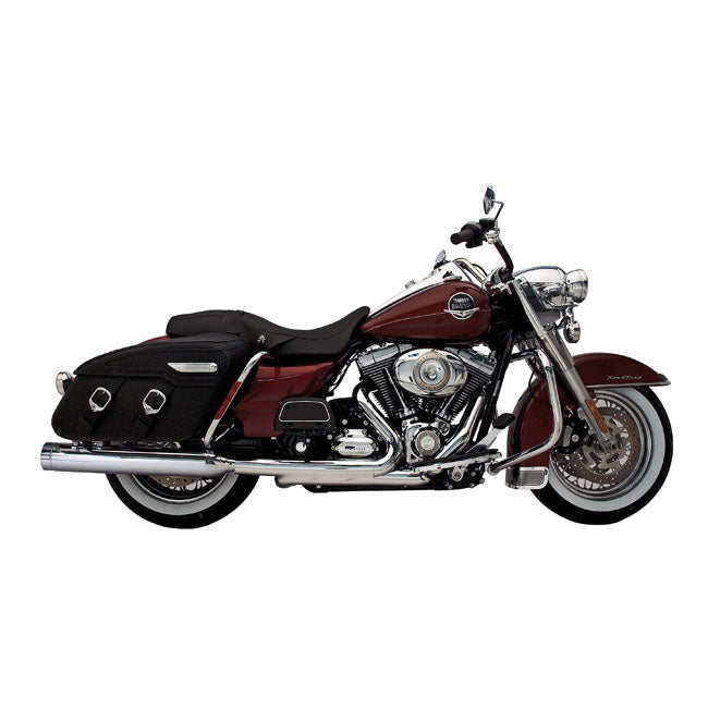Kerker, Stout 4" Slip-On Muffler Set. Chrome for 10-16 Touring