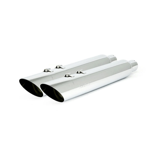 Kerker, Slash 4" Slip-On Muffler Set. Chrome for 17-20 Touring