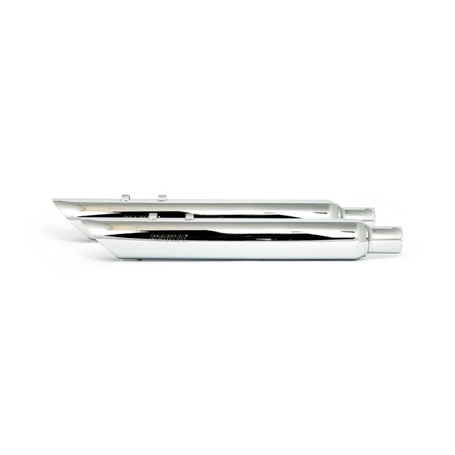 Kerker, Slash 4" Slip-On Muffler Set. Chrome for 17-20 Touring