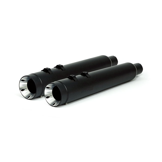 Kerker, Stout 4" Slip-On Muffler Set. Black for 17-20 Touring