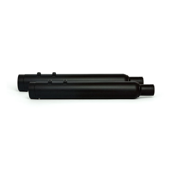 Kerker, Stout 4" Slip-On Muffler Set. Black for 17-20 Touring