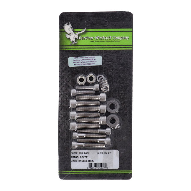 Gardner-Westcott Transm. Side Cover Screw Kit – 2006–2017 Dyna