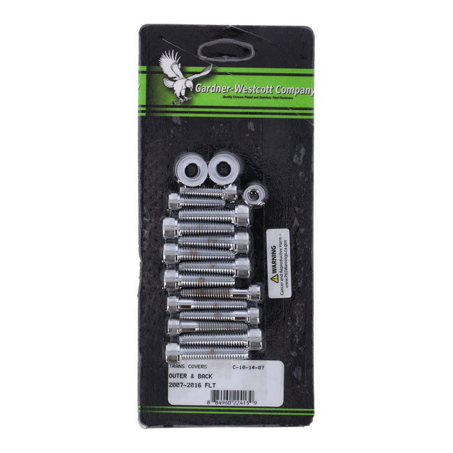 Gardner-Westcott Transmission Side Cover Screw Kit – 2007–2025 FLT/Touring