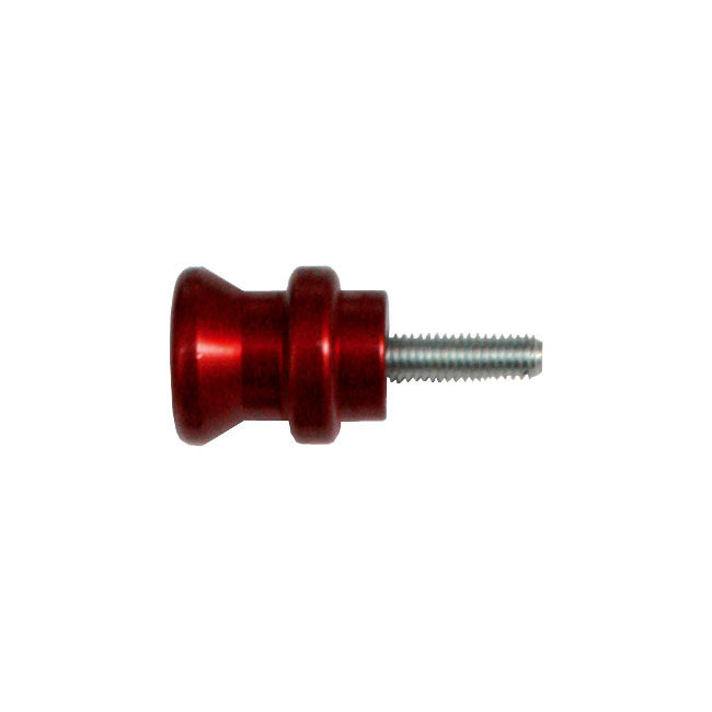 Bike-Lift Rear Aluminum Bobbins 6mm, Red – Yamaha; Aprillia; Triumph