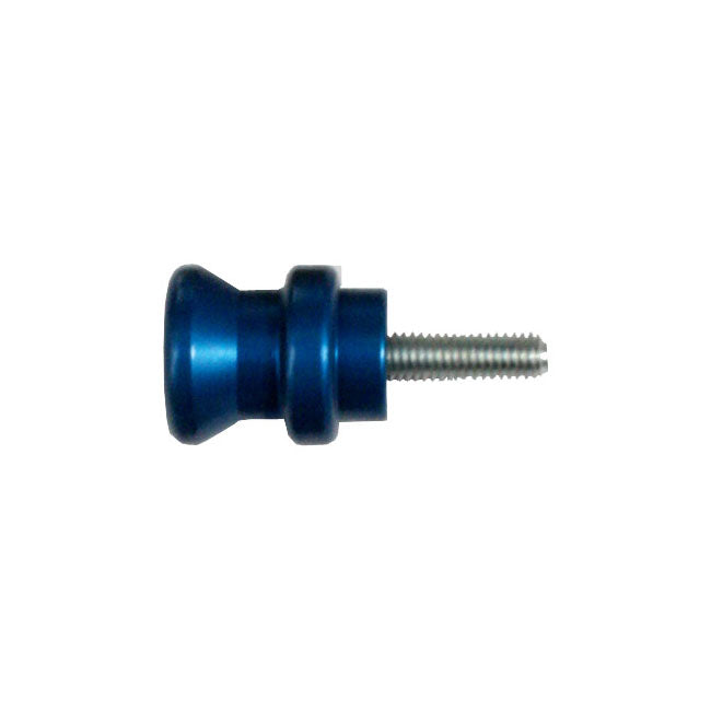 Bike-Lift Rear Aluminum Bobbins 6mm, Blue – Yamaha; Aprillia; Triumph