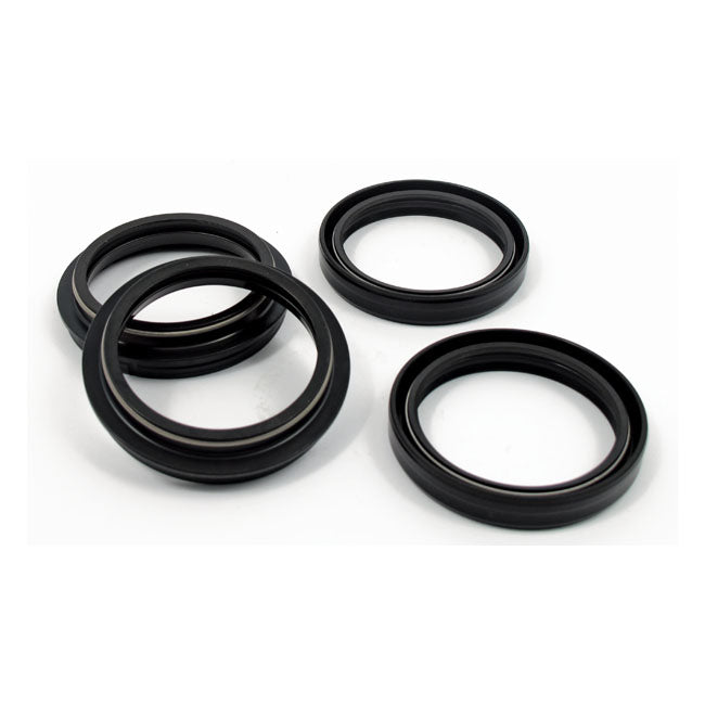 All Balls Fork Seal & Dust Seal Kit. 49mm Forks – H-D: 2018–2026 Softail; 2006–2017 Dyna…