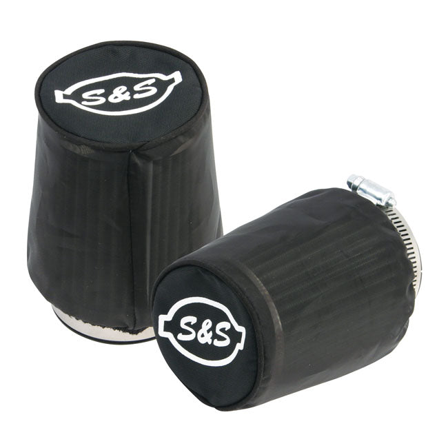 S&S Rain Sock / Pre-Filter. Black (1) – Fits S&S EFI Single Bore and Tuned (Dual…