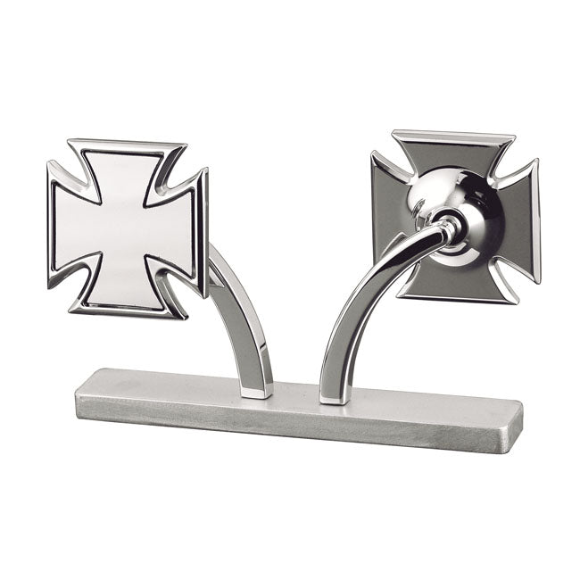 Kustom Tech K-Tech, Maltese Cross Mirror – HD STYLE MOUNT