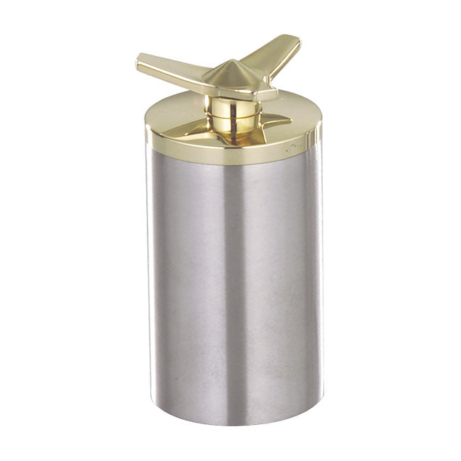 Kustom Tech Weld-in Gas Cap. Brass Spinner – Universal