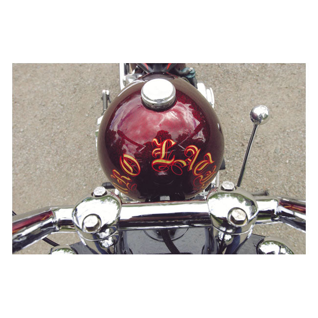Kustom Tech Weld-in Gas Cap. Aluminum Smooth – Universal