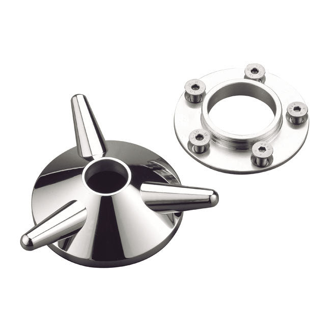 Kustom Tech Spinner Wheel Hub Cover. Aluminum – Up to 1999 H-D with Stock and…