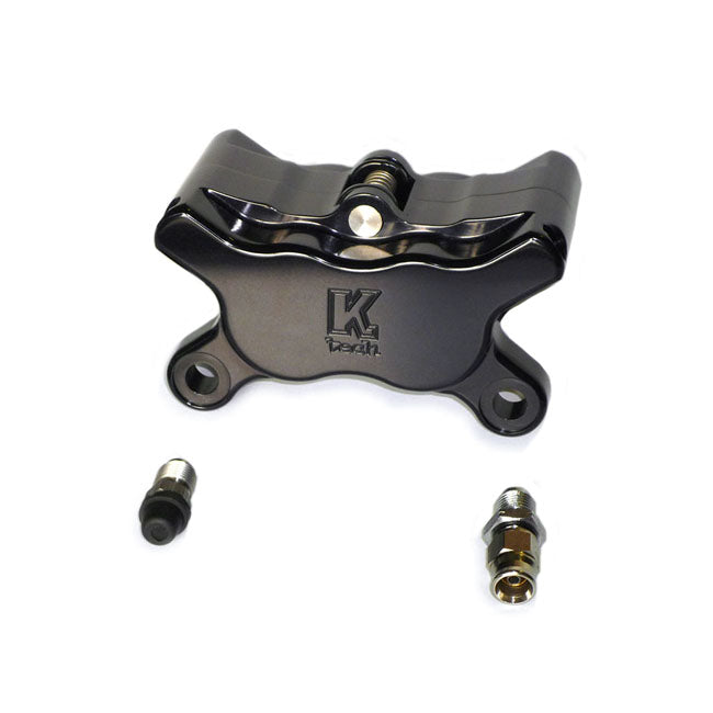 Kustom Tech K-Tech 4-Piston Brake Caliper. Black – Custom Applications
