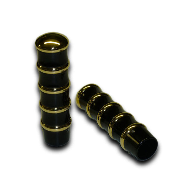 Kustom Tech K-Tech, ''Vintage'' Handlebar Grips – 1" Handlebars with Custom Internal…