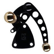 Kustom Tech K-Tech, Vintage Style Forward Controls. Black & Brass – 2000–2017 Softail with Custom Weld-on…