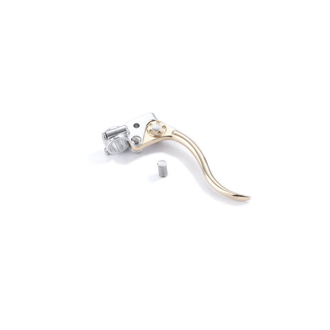 Kustom Tech K-Tech, DeLuxe Mechanical Brake Lever Assembly. Brass/Alu