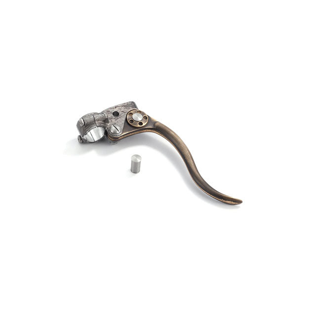 Kustom Tech K-Tech, DeLuxe Mechanical Brake Lever Assembly. Brass/Alu