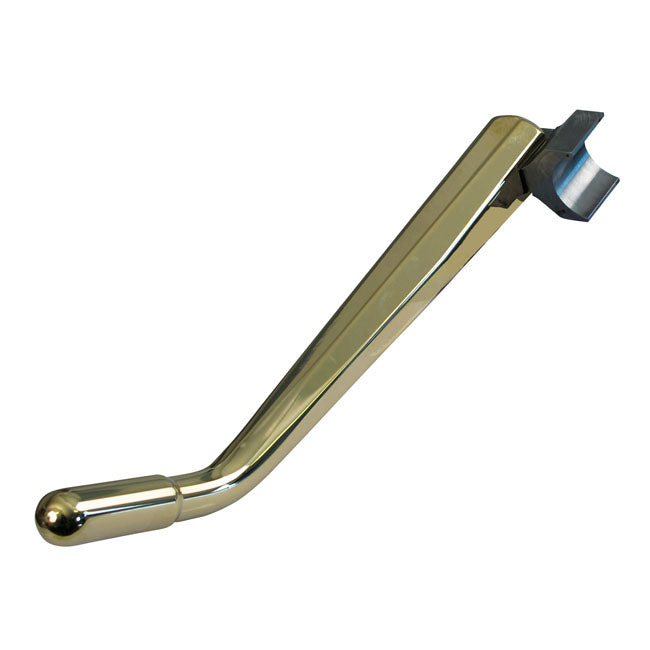 Kustom Tech K-Tech, Weld-on Diamond Jiffy Stand. Polished Brass – Universal & Required for Kustom-Tech…