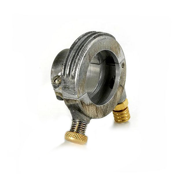 Kustom Tech K-Tech DeLuxe External Throttle Housing. Raw Aluminum – For 7/8" (22mm) Handlebars