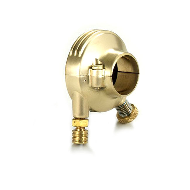 Kustom Tech K-Tech DeLuxe External Throttle Housing. Satin Brass – For 7/8" (22mm) Handlebars