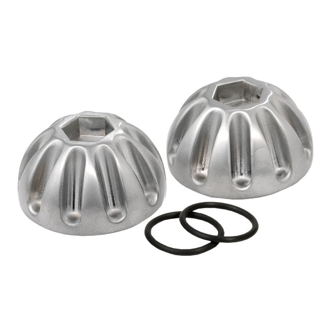 K-Tech, Knuckle Rocker Nuts. Groove, Satin Chrome